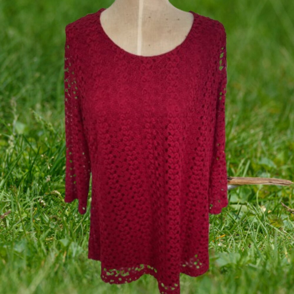 Red Stretchy Beautiful Ladies Top